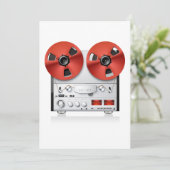 ヴィンテージステレオ招待状 招待状 (スタンド正面)