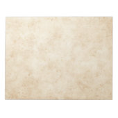 ヴィンテージステンドオールドパーチメント紙ルックメモ帳 ノートパッド (正面)