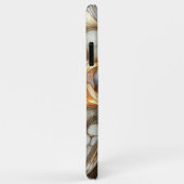 ヴィンテージステンドグラスフローラモザイクアートパターン Case-Mate iPhoneケース (裏面/右)