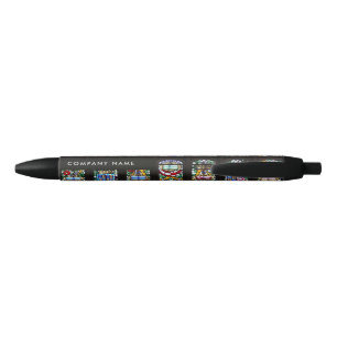 ヴィンテージステンドグラス会社/イベント 黒ボールペン