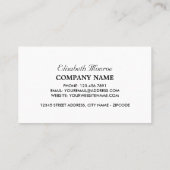 ヴィンテージステンドグラス 名刺 (裏面)