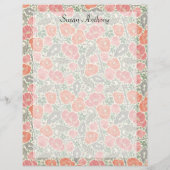 ヴィンテージステームパンクオールドロック鍵レッドポピー紙 (裏面)