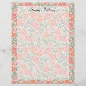 ヴィンテージステームパンクオールドロック鍵レッドポピー紙 (正面)