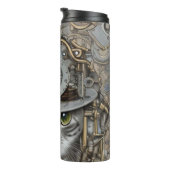 ヴィンテージステームパンクビクトリアンネコ タンブラー (回転右)