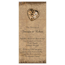 ヴィンテージステームパンクブライド結婚式 プログラム