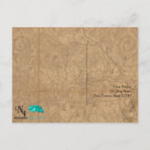 ヴィンテージステームパンクブライドRSVPポストカード インビテーションポストカード (裏面)