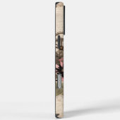 ヴィンテージステームパンクボホピンク&ブラックフローラ Case-Mate iPhoneケース (裏面 / 右)