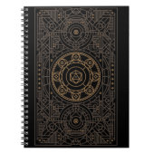 ヴィンテージステームパンクD20サイコロテーブルトップRPG ノートブック (正面)