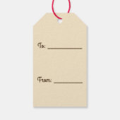 ヴィンテージストアのギフトラベル ギフトタグ (裏面)