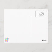 ヴィンテージストッキングパニ広告ホース葉書 ポストカード (裏面)