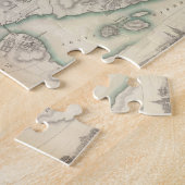 ヴィンテージストックホルムスウェーデン図(1838年) ジグソーパズル (側面)