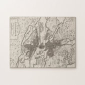 ヴィンテージストックホルムスウェーデン地図(1764) ジグソーパズル (横)