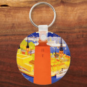 ヴィンテージストックホルムスウェーデン キーホルダー (正面)