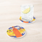 ヴィンテージストックホルムスウェーデン コースター (側面)