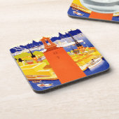 ヴィンテージストックホルムスウェーデン コースター (左側)