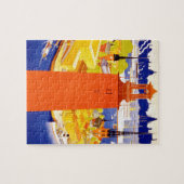 ヴィンテージストックホルムスウェーデン ジグソーパズル (横)