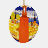 ヴィンテージストックホルムスウェーデン セラミックオーナメント (右)