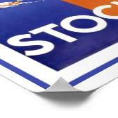 ヴィンテージストックホルムスウェーデン ポスター (角)