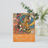 ヴィンテージストックホルムスウェーデン –  ポストカード (スタンド正面)