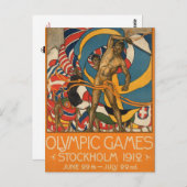 ヴィンテージストックホルムスウェーデン –  ポストカード (正面/裏面)