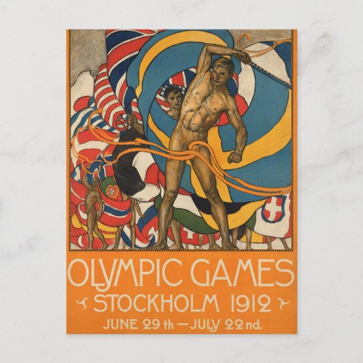 ヴィンテージストックホルムスウェーデン –  ポストカード (正面)