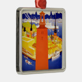 ヴィンテージストックホルムスウェーデン メタルオーナメント (右)