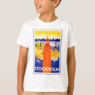 ヴィンテージストックホルムスウェーデン Tシャツ