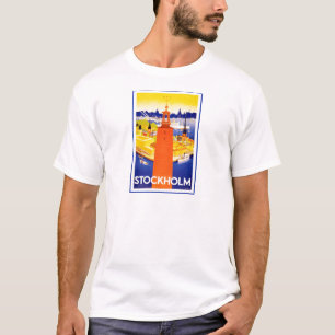 ヴィンテージストックホルムスウェーデン Tシャツ