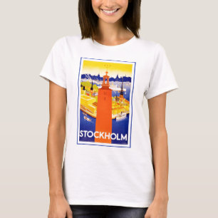 ヴィンテージストックホルムスウェーデン Tシャツ