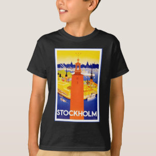 ヴィンテージストックホルムスウェーデン Tシャツ