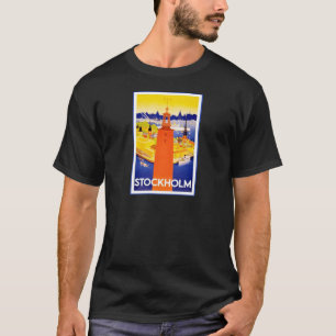 ヴィンテージストックホルムスウェーデン Tシャツ