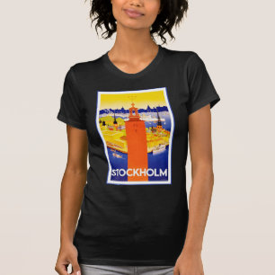 ヴィンテージストックホルムスウェーデン Tシャツ