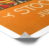 ヴィンテージストックホルムスポーツスウェーデン ポスター (角)