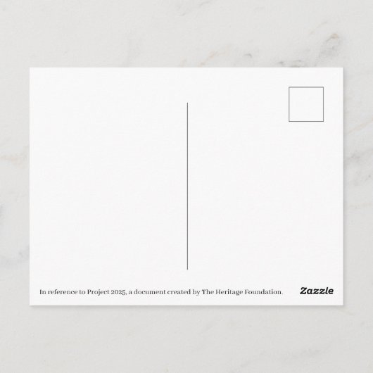 ヴィンテージストップポストカージプロジェクト2025 ポストカード (裏面)