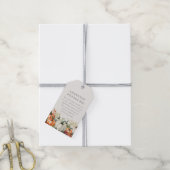 ヴィンテージストベートップポトゥーリサンクスギビングメッセージカード ギフトタグ (より糸付き)