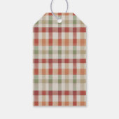 ヴィンテージストベートップポトゥーリサンクスギビングメッセージカード ギフトタグ (裏面)