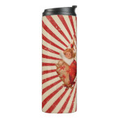 ヴィンテージストライプとハート付きバレンタインピエロ タンブラー (回転左)