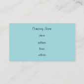 ヴィンテージストライプのカップケーキ名刺 名刺 (裏面)