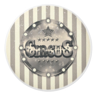 ヴィンテージストライプのサストライプーカスカッコいいユニークカスタム セラミックノブ