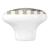 ヴィンテージストライプのサストライプーカスカッコいいユニークカスタム セラミックノブ (側面)