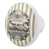 ヴィンテージストライプのサストライプーカスカッコいいユニークカスタム セラミックノブ (右)