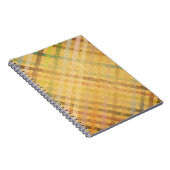 ヴィンテージストライプの抽象芸術背景 ノートブック (右側)