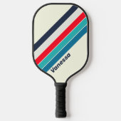 ヴィンテージストライプの海(名前) ピックルボールラケット (正面)