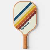 ヴィンテージストライプの5名 ピックルボールラケット (正面)