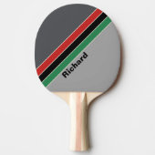 ヴィンテージストライプのVHS名 卓球ラケット (正面)