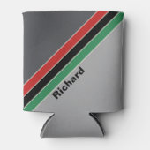 ヴィンテージストライプのVHS名 缶クーラー (正面)