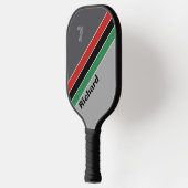 ヴィンテージストライプのVHS番号と名前 ピックルボールラケット (左)