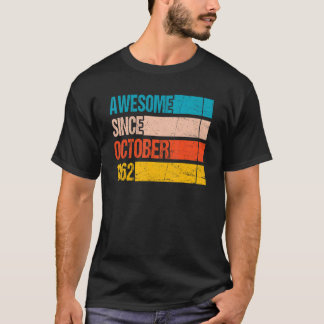ヴィンテージストライプカラー1962素晴らし年10月Bi以降 Tシャツ