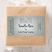 ヴィンテージストライプコールドプロセスSOAPラベルテンプレート ラベル (インサイチュ)