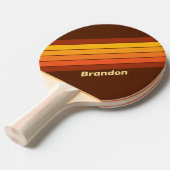 ヴィンテージストライプスタイル名 卓球ラケット (正面アングル)